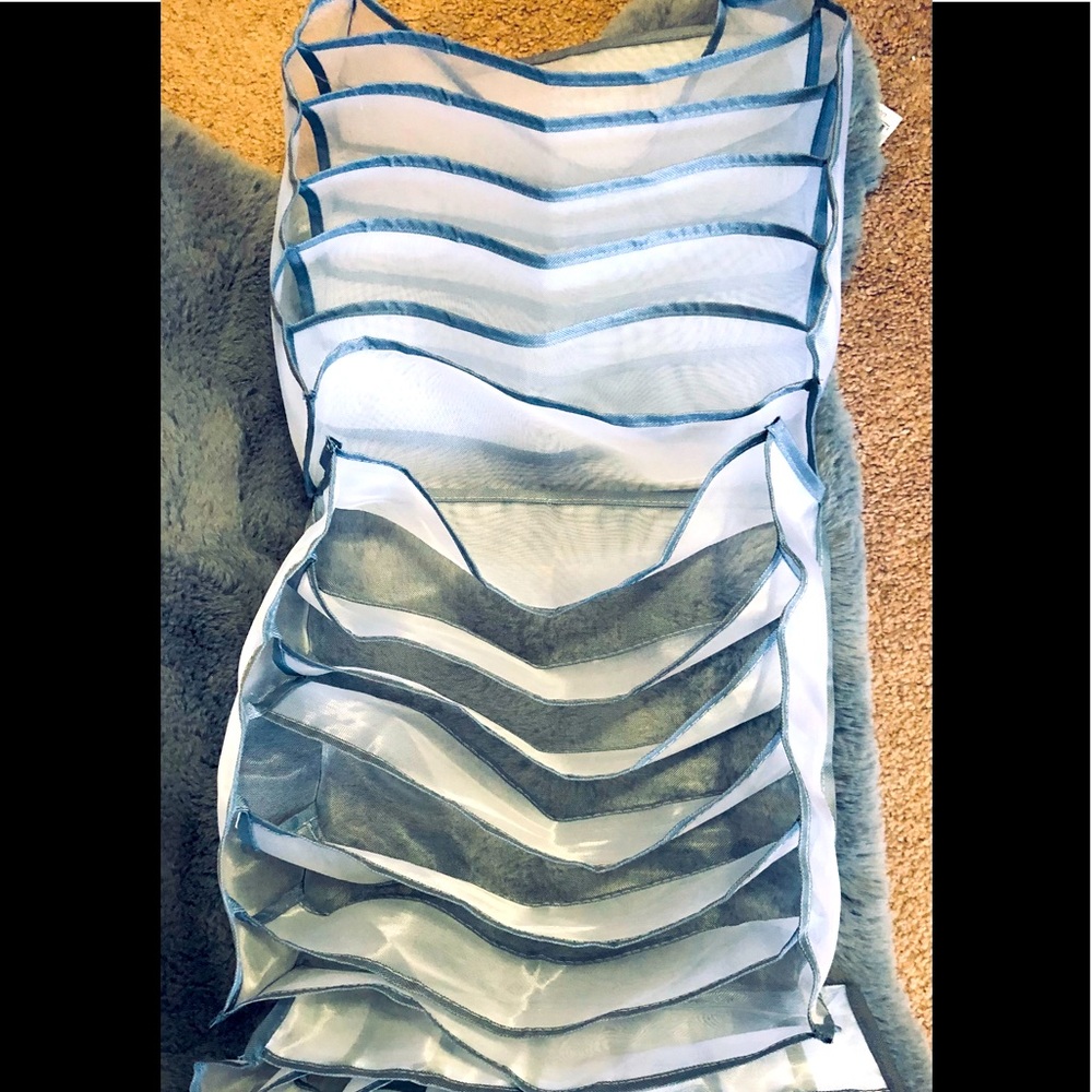 ORGANIZERS: SET OF 2-EACH HAS 6 SLOTS-GRAY-NWOT: NEVER USED